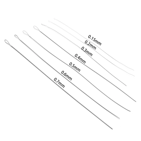 Metal Twisted Beading Needles Large Eye Hand Sewing Needles For DIY Jewelry Making Stringing Tools Professional Craft Accessories