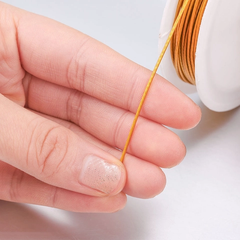 Stainless Steel Jewelry Wire For Beading DIY Craft Making Accessories Gold Silver Plated Shaping Wire Traction Cord Handmade Supplies