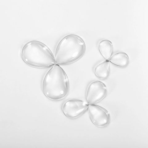 Διαφανή Γυάλινα Cabochons Σταγόνα Διαφανές Γυάλινο Επίθεμα Σταγόνα για DIY Κατασκευή Κοσμημάτων Μενταγιόν Αξεσουάρ