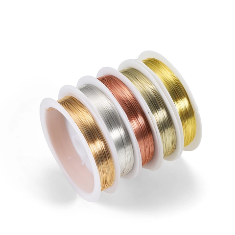 High Quality Color Preserving Copper Wire For Jewelry Making DIY Beading Cord Shaping Wire For Handmade Accessories Craft