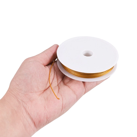 Gold Stainless Steel Beading Wire For Jewelry Making DIY Craft Tarnish Resistant Metal Thread Jewelry Making Findings