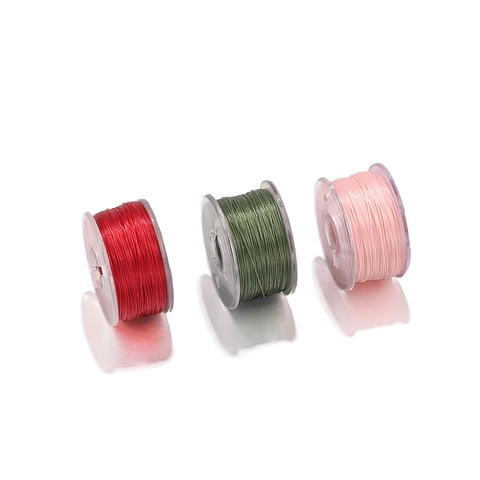 Fil de Perlage en Nylon de 0.3mm pour la Fabrication de Bijoux DIY Cordon d'Enfilage Fait à la Main Couleurs Multiples Fil à Broder