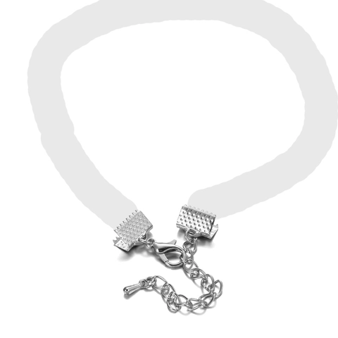 DIY Sieraden Maken Onderdelen Set Lintklemmen Karabijnsluitingen Verlengkettingen Connector Voor Ketting Armband