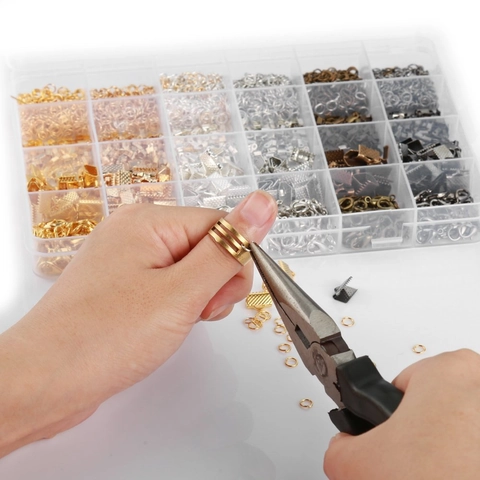 Metall Binderinge Offen DIY Schmuckherstellung Zubehör Verbindungsringe Gold Silber Roségold Galvanisierte Accessoires Für Schmuck Handgefertigt
