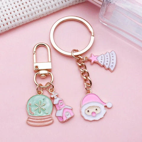 Kerstmis Emaille Zinklegering Bedeltjes Voor Sieraden Maken DIY Kerstman Sneeuwvlok Rendier Hanger Armband Ketting Accessoires