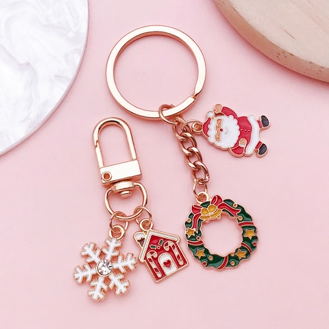 Legering Emaille Kersthangers Bedeltjes Voor Sieraden Maken DIY Armband Ketting Kerstman Rendier Sneeuwvlok Boom Decor