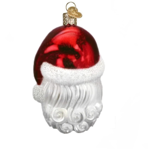 Ciondolo Natalizio in Lega a Forma di Testa di Babbo Natale Decorazione per Albero di Natale per Casa Festa e Regalo