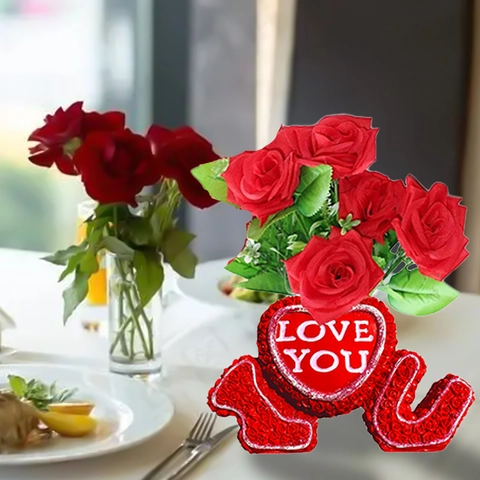 Base de Vase à Fleurs en Résine Minimaliste Moderne Sans Roses Ornement Décoration de Maison Saint Valentin Base de Cadeau Romantique en Forme de Cœur