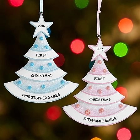 Harz Weihnachtsbaum Stern Hängende Dekoration Festliche Feiertag Party Heimtextilien Blau Rosa Glitzer Baum Schmuck