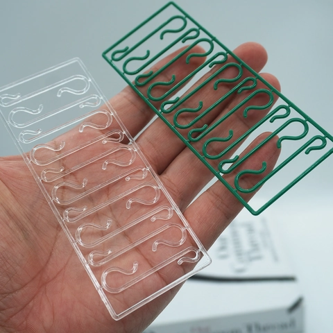 Ganci per Ornamenti Albero di Natale Accessorio Sospensione a Forma di S in Plastica per Palline Decorative Decorazione