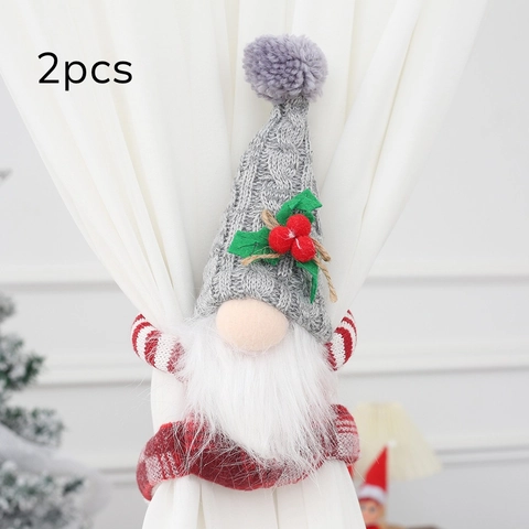 Fibbia per Tenda Gnomo di Natale Decorazione Bambola di Peluche per Casa Ristorante Hotel Decorazione Natalizia Nordica