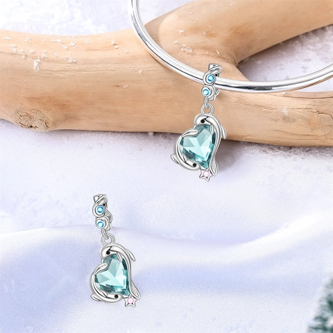 Versilberte Kupfer Cartoon Tier Magischer Hut Charms Leuchtende Emaille Strass Perlen Für DIY Armband Halskette Schmuck Zubehör Damen Mädchen Geschenk