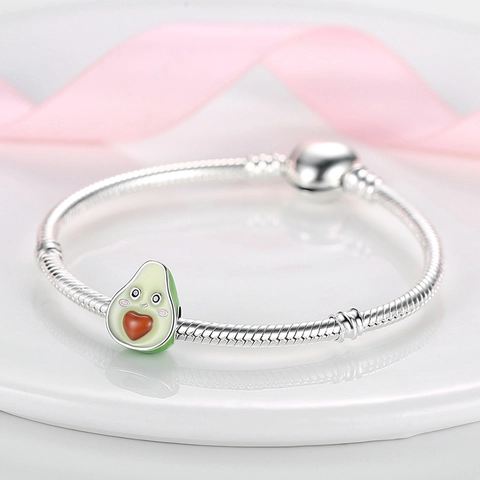 Plaqué Argent Cuivre Émail Tournesol Avocat Charms Strass Marguerite Pendentif DIY Fabrication de Bijoux Accessoires Femmes