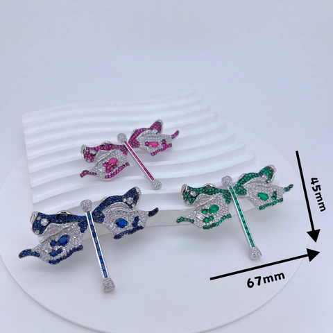 Eleganter Libelle Brosche Für Damen Kupfer Eingelegt Funkelnde Zirkonia Anstecknadel Vielseitig Mode Schal Schnalle Bankett Schmuck