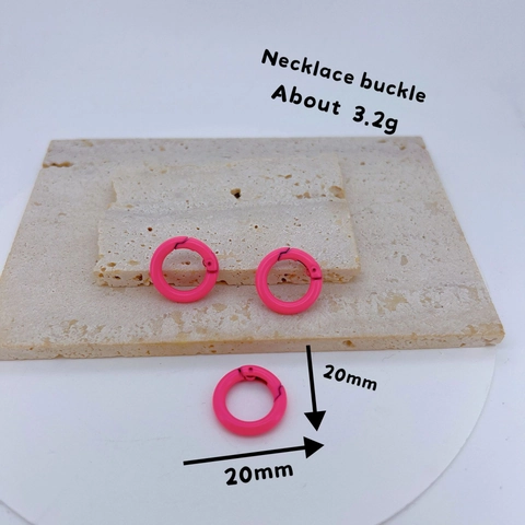 Round Copper Spring O-Ring Clasps Lacquered Multicolor Open Jump Rings For DIY Jewelry Making Keychains Necklace Connector