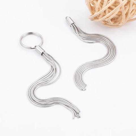 Stainless Steel Snake Chain Tassel Pendants For DIY Jewelry Making Earrings Necklace Findings High Polish Minimalist Charms