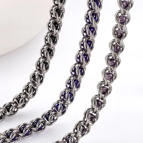 Edelstahl Perlen Kette Für DIY Schmuckherstellung Bunte Perlen Dekorative Kette Für Halskette Armband Zubehör
