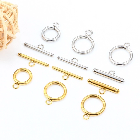 Edelstahl Knebelverschluss OT Schnalle Für DIY Schmuckherstellung Halskette Armband Verbindung Knochenform Knebelverschlüsse