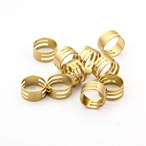Biegering-Öffner-Ring aus Messing Für Die Schmuckherstellung Handgefertigtes Kupfer-Hohl-Design Werkzeuge Zum Öffnen Und Schließen