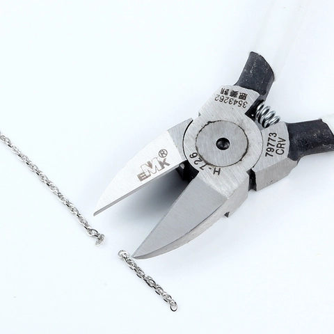 EMK Professionele Chroom Vanadium Staal Zijsnijtang Voor Doe-Het-Zelf Sieraden Maken Precisie Handgereedschap Voor Kettingen