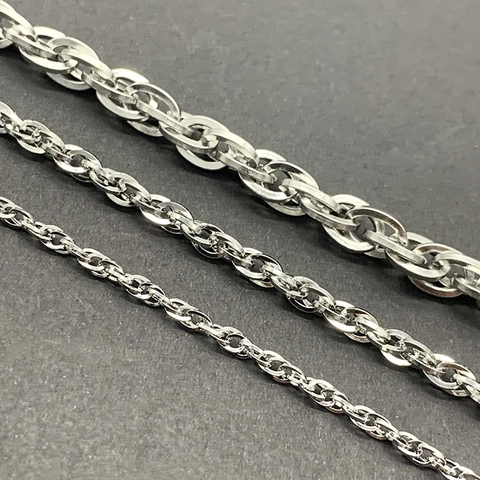 Roestvrij Stalen Vierkante Draad Dubbel Geweven DIY Sieraden Ketting Voor Ketting Armband Maken Gepersonaliseerde Minimalistische Metalen Ambachtelijke Accessoires