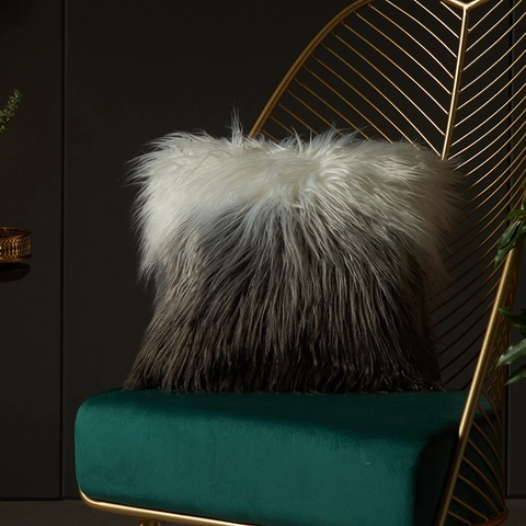 Fodera per Cuscino in Ciniglia Minimalista Italiana Lusso Moderno Motivo Geometrico Astratto Custodia per Cuscino Divano