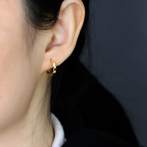 Mode 925 Sterlingsilber Wellenmuster Creolen Für Damen Gold Silber Vergoldet Geometrische Ohrmuscheln Schmuck Geschenk
