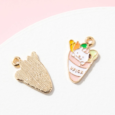 Cartoon Cat Crepe Enamel Alloy Pendants For DIY Jewelry Making Bracelet Necklace Accessories Cute Kawaii Animal Charms
