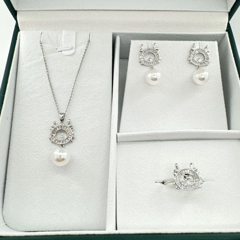 Accesorios Joyería DIY Dragón Astas Cobre Poste Plata Ley 925 Rhinestone Base Colgante Pendiente Anillo Para Perlas