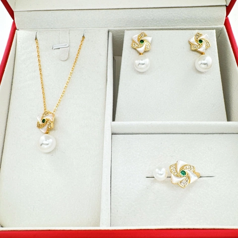 Accesorios de Joyería DIY de Cobre Chapado en Oro de 18K Flor Con Poste de Plata de Ley 925 Base de Anillo Colgante para Creación