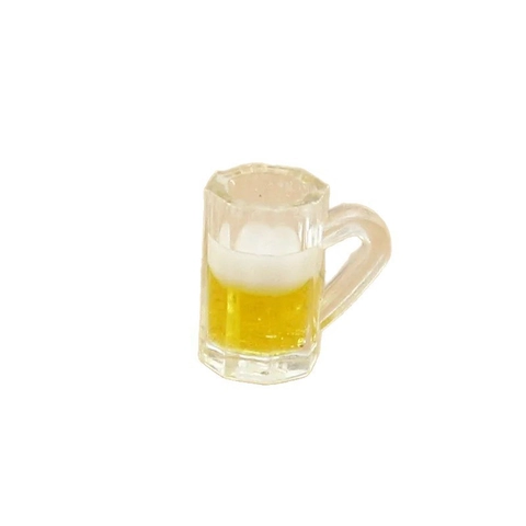 Simulation 3D Resin Beer Mug Pendants Creative Mini Cup Charms For DIY Earrings Necklace Keychain Jewelry Making Accessories