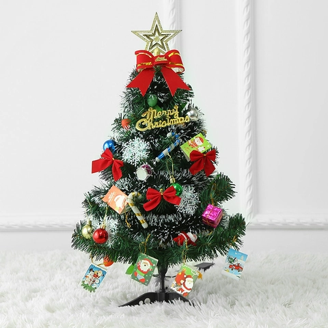 Mini DIY Künstlicher Weihnachtsbaum Set Mit Ornamenten PVC Schreibtisch Feiertagsdekoration Für Zuhause Büro Kinder Geschenk