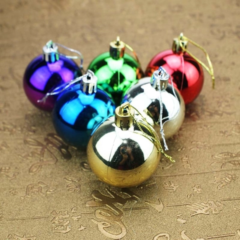 Bruchsichere Weihnachtskugeln Ornamente Galvanisierte Spiegeloberfläche Kunststoff Kugeln Für Weihnachtsbaum Dekorationen Festliche Party Dekor