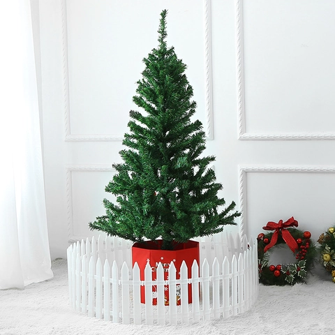 Realistischer Künstlicher Weihnachtsbaum PVC Grün Dichter Ungeschmückter Feiertagsdekoration Für Innen Haus Büro Party Weihnachtsbaum