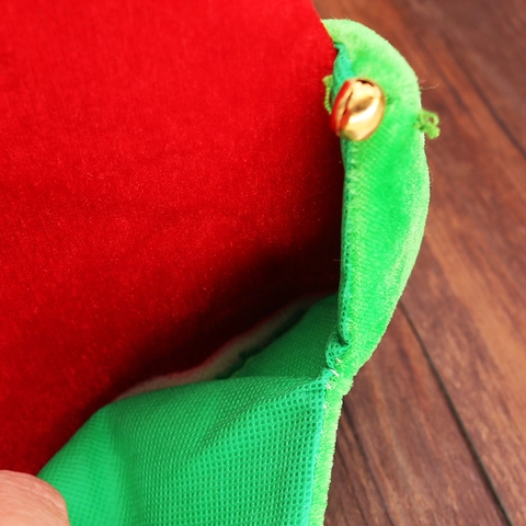 Kerst Elf Muts Met Bellen Rood Groen Feestelijke Kostuum Muts Voor Volwassenen Kerstfeest Decoratie