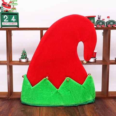Kerst Elf Muts Met Bellen Rood Groen Feestelijke Kostuum Muts Voor Volwassenen Kerstfeest Decoratie