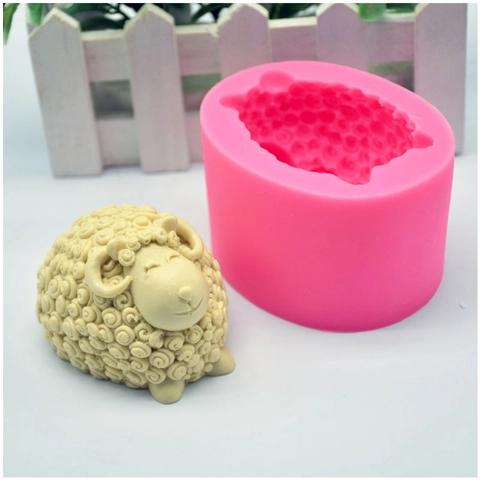 3D Sheep Hedgehog Animal Silicone Mold For Fondant Cake Chocolate Handmade Soap Candle Plaster Resin Craft Baking Tool