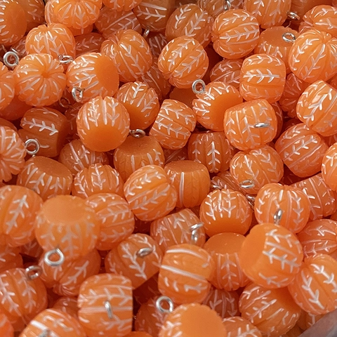 3D Miniature Resin Fruit Pendant Orange Lime Lemon DIY Charms For Earring Necklace Keychain Hair Accessories Jewelry Making