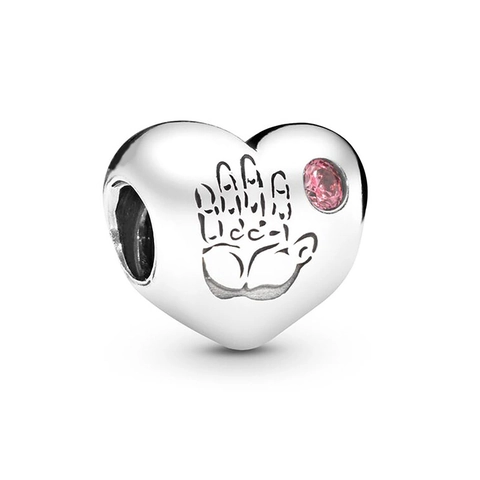 DIY Zinc Alloy Rhinestone Flower Heart Animal Beads Pendants For Bracelets Jewelry Making Charms Accessory Women Girls