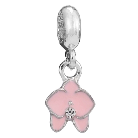 DIY Jewelry Making Charms Alloy Enamel Flower Heart Clover Pendants For Bracelet Necklace Crafting Women DIY Accessories