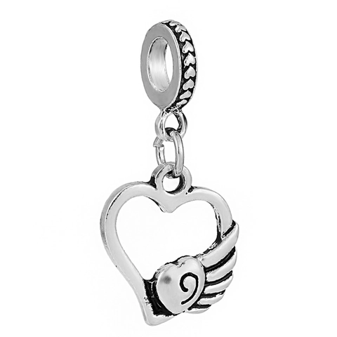 Alloy Animal Paw Heart Travel Theme DIY Charms Pendant For Bracelet Necklace Making Women Jewelry Accessories
