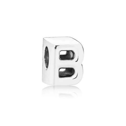 Alphabet A-Z DIY Charm Beads Alloy Metal Initial Letter Beads For Bracelet Necklace Making Minimalist Women Fashion Accessory