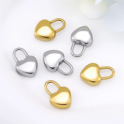Gepolijst Roestvrij Staal Hart Hanger DIY Sieraden Accessoire Vacuüm Vergulden Goud Zilver Kleur Hart Charm Voor Kettingen