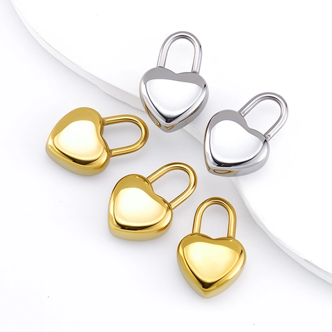 Gepolijst Roestvrij Staal Hart Hanger DIY Sieraden Accessoire Vacuüm Vergulden Goud Zilver Kleur Hart Charm Voor Kettingen