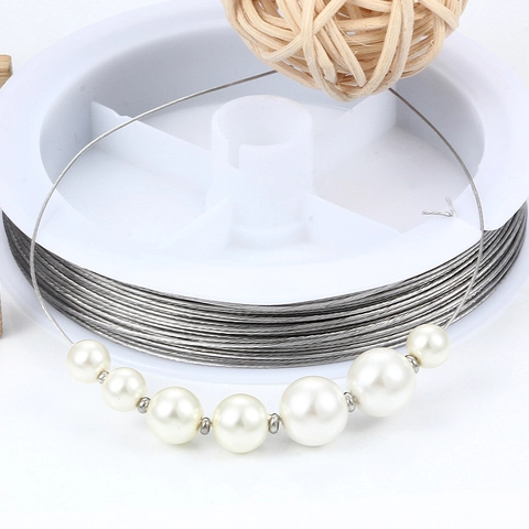 Stainless Steel Beading Wire For DIY Jewelry Making Silver Tiger Tail Thread For Necklace Bracelet Handmade Material