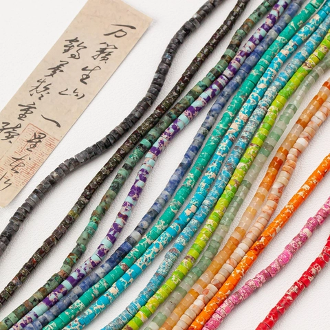 Pietra Naturale Disco Tondo Piatto Heishi Perle Sfuse Per Fai Da Te Creazione Gioielli Collana Bracciale Forniture Artigianali Stile Etnico