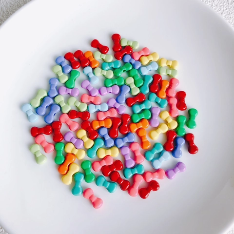 Laccato Fiocco Perline Lega Macaron Colore Perla Artificiale Fai Da Te Accessori Per Gioielli Per Collana Braccialetto Catena Cellulare Donna Bambini