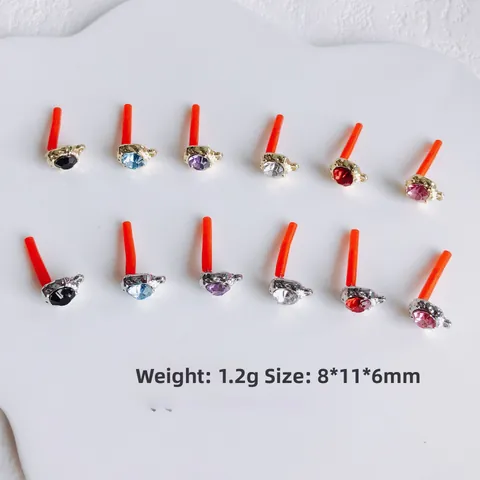 DIY Jewelry Findings Round Rhinestone Earring Stud Posts With 925 Sterling Silver Pins Alloy Round Crystal Connector Parts
