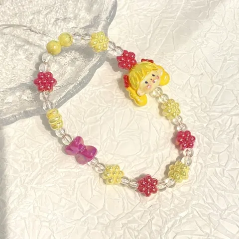Colorate Perline Sciolte a Fiore in Acrilico Con Rivestimento in Perla Artificiale Perlata per Creazione di Gioielli Fai-da-te Bracciale Collana Accessori