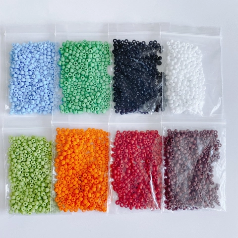 Perline di Precisione in Vetro Opaco da 3mm Multicolore Materiale per Creazione Gioielli DIY per Collane Bracciali Perline Rotonde Commercio all'Ingrosso